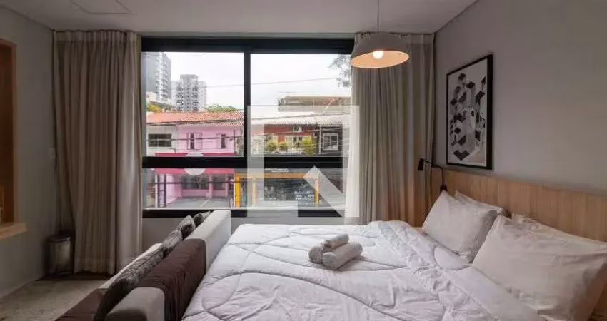 Kitnet / stúdio para aluguel - moema, 1 quarto,  25 m² - são paulo