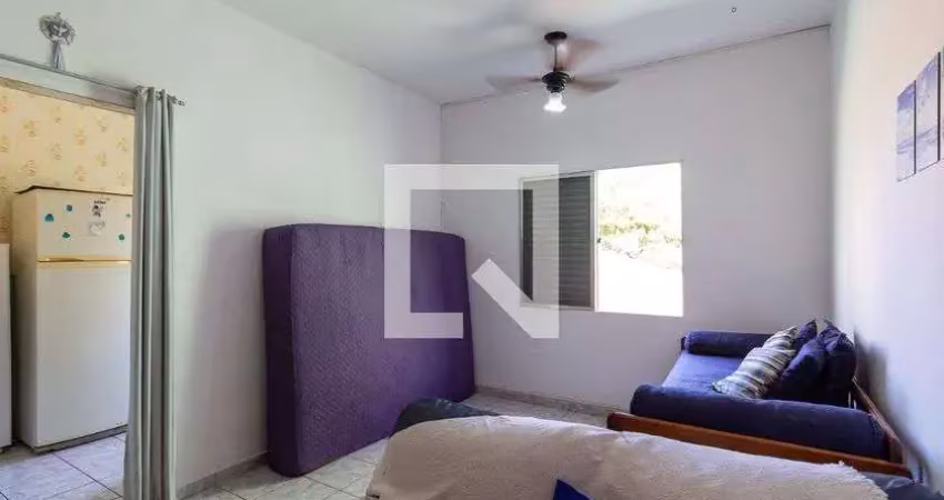 Kitnet / stúdio para aluguel - vila caiçara, 1 quarto,  28 m² - praia grande