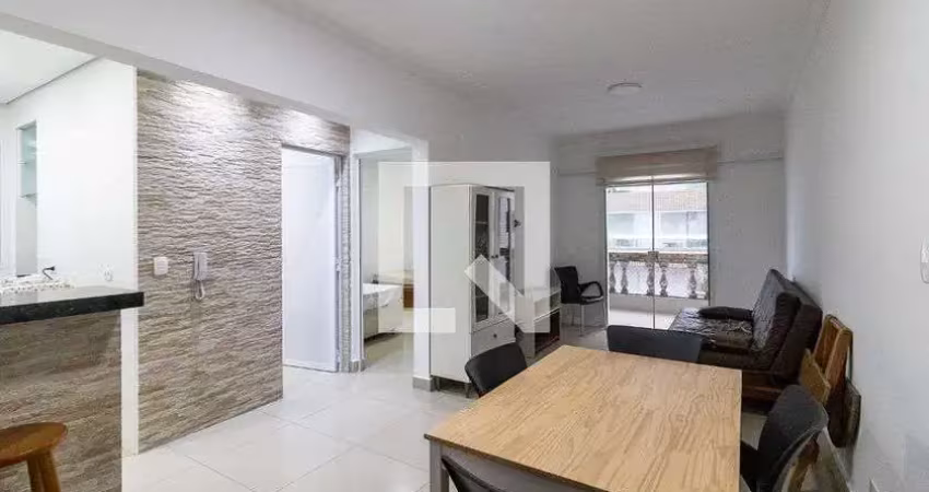 Apartamento para aluguel - vila assunção, 1 quarto,  83 m² - praia grande
