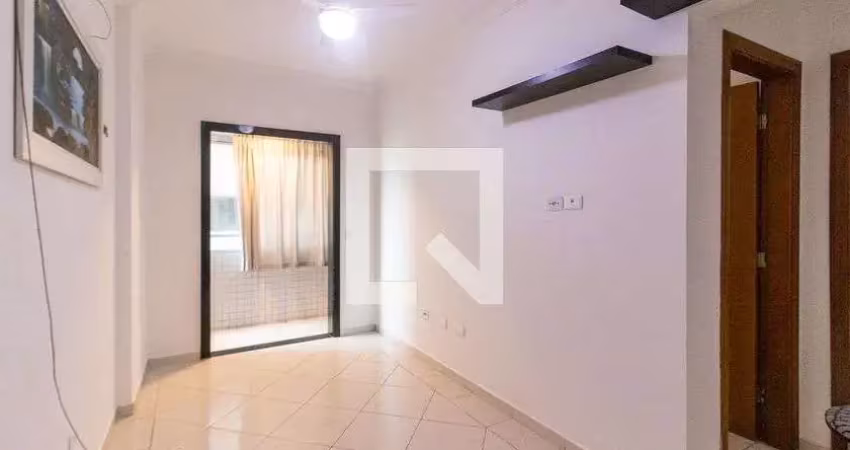 Apartamento para aluguel - nova mirim, 1 quarto,  40 m² - praia grande