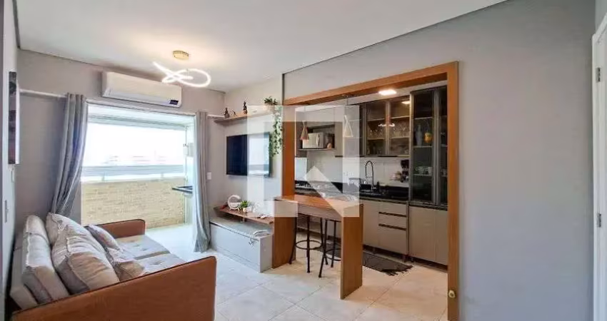 Apartamento para aluguel - cidade ocian, 1 quarto,  50 m² - praia grande