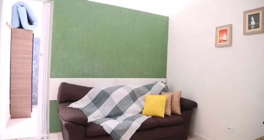 Kitnet / stúdio para aluguel - boqueirão, 1 quarto,  30 m² - praia grande