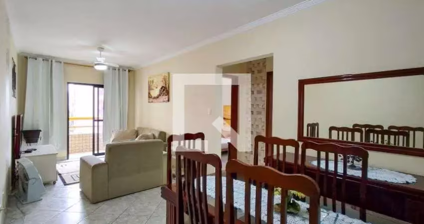 Apartamento para aluguel - aviação, 1 quarto,  60 m² - praia grande