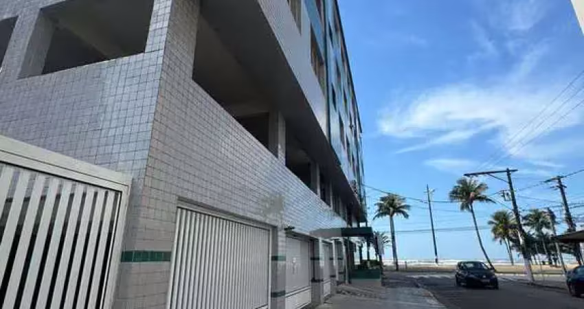 Apartamento na ocian, 2 dorm vista para o mar, portaria fechada, 1 vaga, 66m²