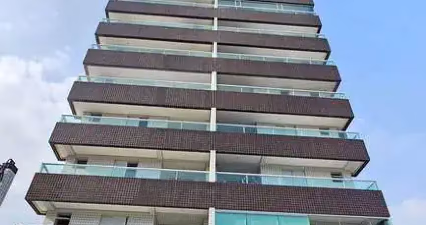 Apartamento na ocian, 2 dorm, 1 suíte, sacada gourmet, lazer completo, 67m²