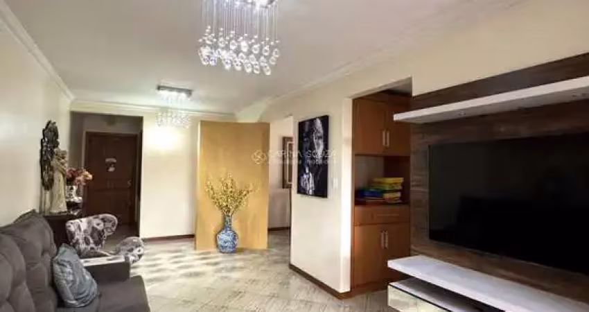 Apartamento 2 dormitórios no bairro rio branco em novo hamburgo, 1 súite, 2 vagas cobertas, semimobiliado, elevador, churrasqueira.