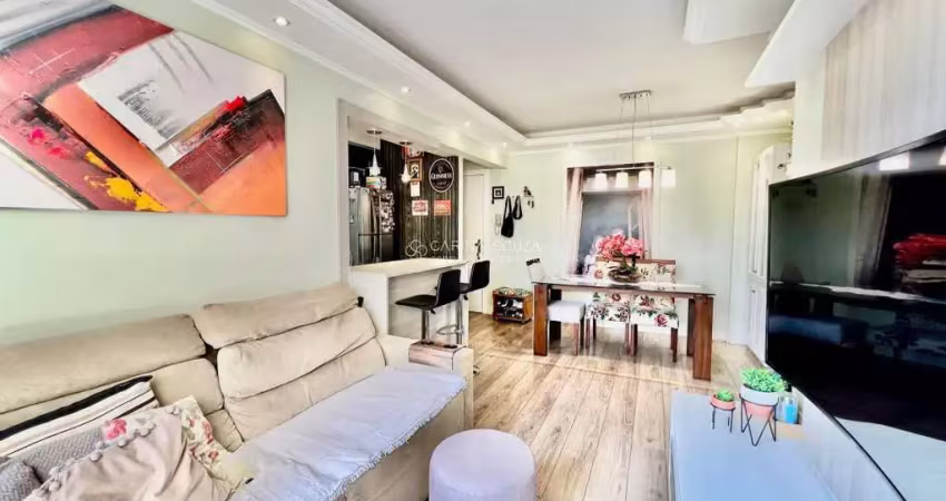 Apartamento no residencial weekend no bairro jardim mauá em novo hamburgo. semimobiliado, 2 dormitórios sendo 1 suíte, 1 vaga, infraestrutura completa, pet friendly.