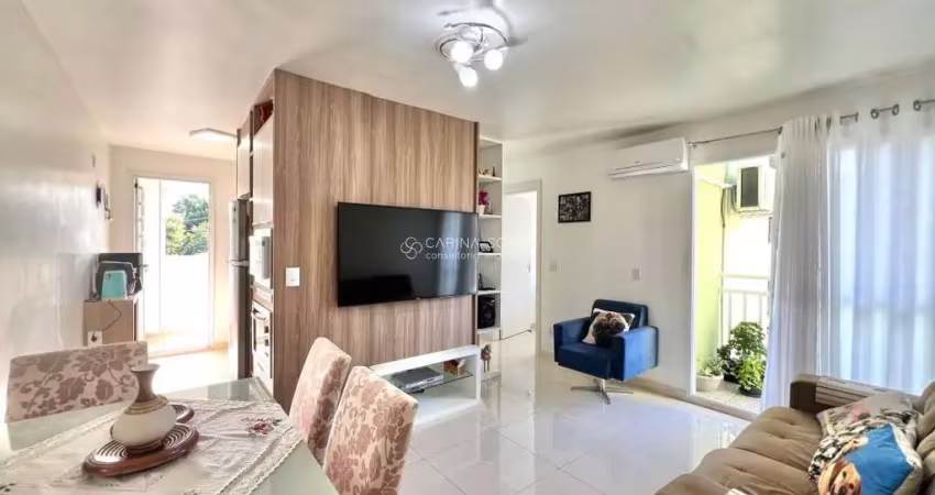 Apartamento 3 dormitórios no bairro canudos em novo hamburgo, semimobiliado, 1 vaga coberta, sacada, varanda.