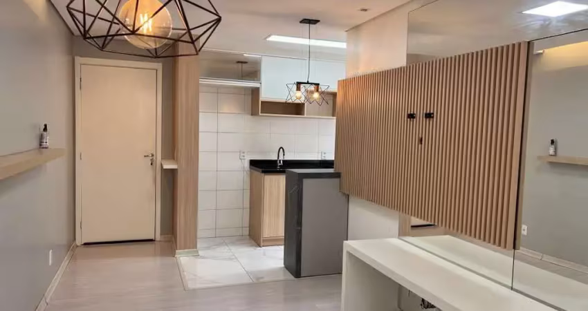 Apartamento no condomínio porto trindad no bairro vila rosa em novo hamburgo: 2 dormitórios, semimobiliado,1 vaga, 2 elevadores, piscina. avalia terreno na dação.