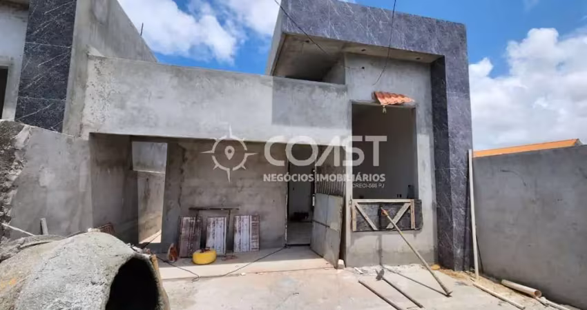Vendo excelente casa nova com 3/4 sendo 1 suíte na aruana.