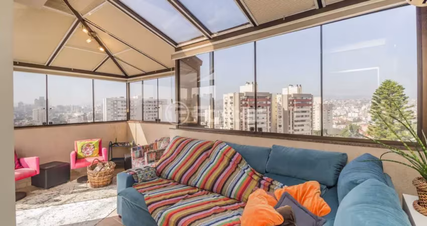 Cobertura 3 dorms à venda rua faria santos, petrópolis - porto alegre