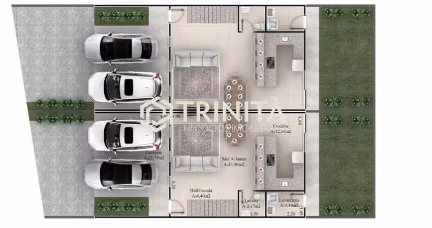 Casa com 3 quartos à venda no Coqueiral, Cascavel 