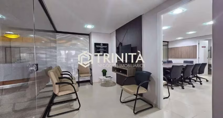 Sala comercial com 10,12 m² e com 1 vaga de garagem no centro