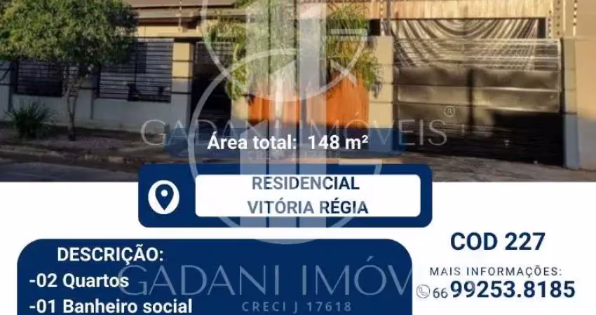 Casa com 2 quartos à venda na Rua A, 1420, Residencial Vitória Régia, Sinop
