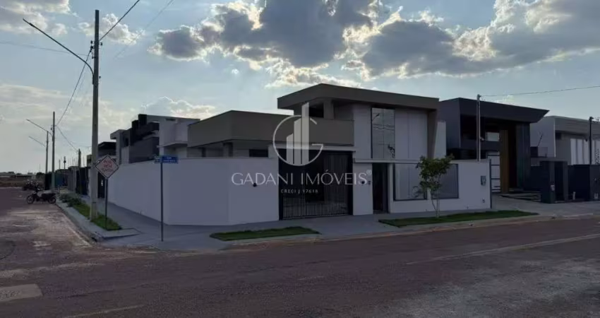 Residencia exclusiva de esquina a venda – modernidade e sofisticacao – 4 estacoes boulevard, sinop-mt