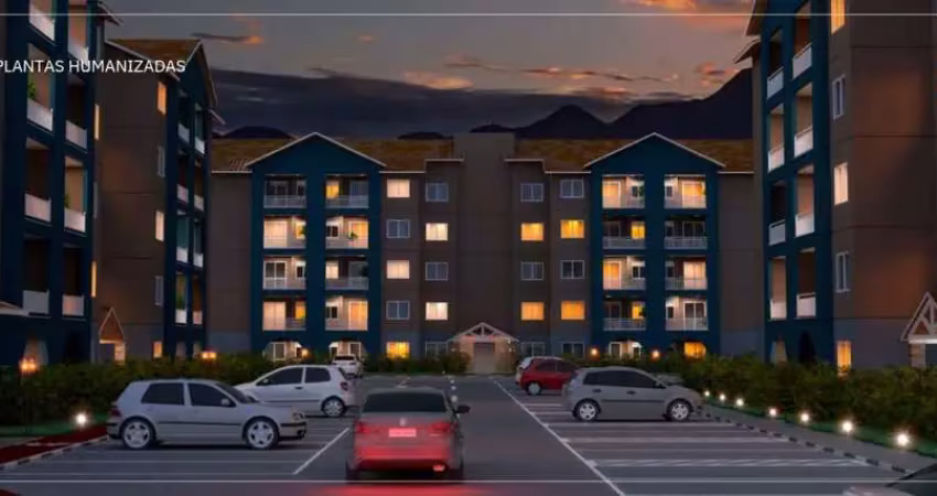 Apartamento / novo para venda em teresópolis, albuquerque, 2 dormitórios, 1 banheiro