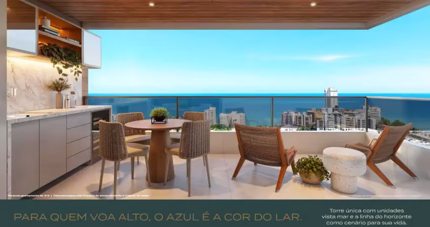 Apartamento a venda 2 quartos (62m²) e 3 quartos (75m²) com piscina no rio vermelho