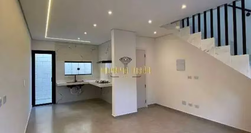 Sobrado de villagio á venda com 2 dormitórios no residencial belarmino vi no bairro vila melchizedec - mogi das cruzes/sp