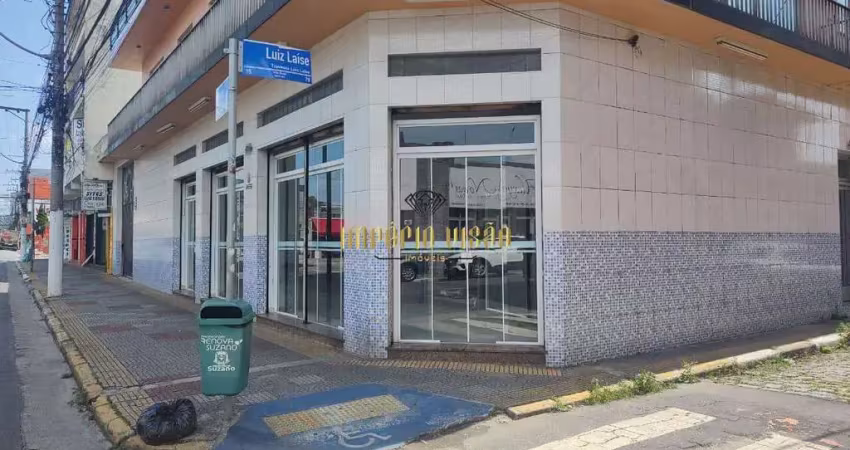 Salão de esquina na rua benjamin constant com 128m² - centro - suzano/sp