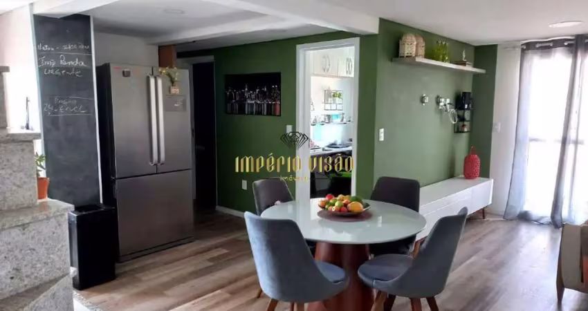 Cobertura duplex à venda com 3 dormitórios com sacada no condomínio chambord com elevador na vila curuçá - santo andré/sp.