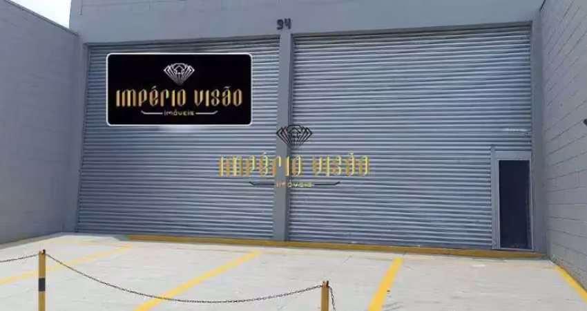 Salão de 250m² com 2 banheiros, 4 vagas de garagem para aluguel no bairro jardim revista em suzano-sp