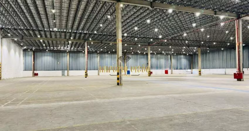 Galpão , armazém novo 13.000m² para locação de condomínio fechado no bairro vila noêmia - mauá - sp,piso industrial de alta capacidade.