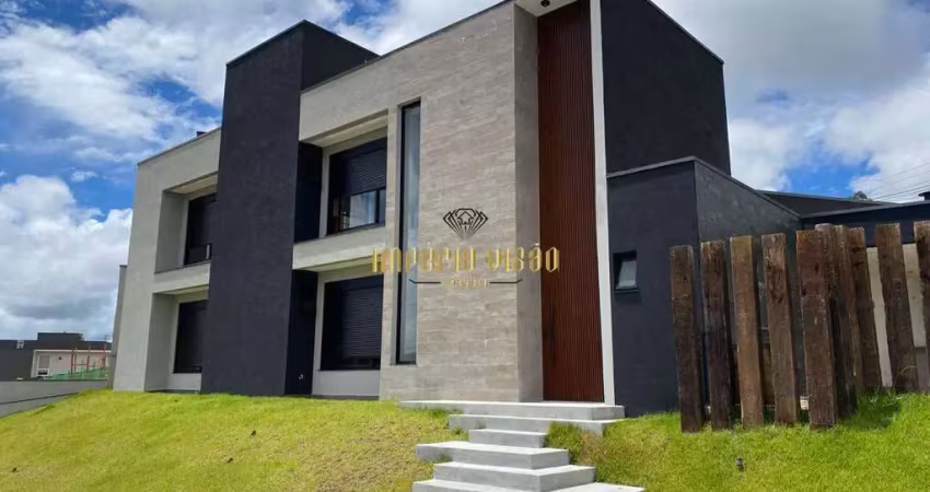 Casa de alto padrão à venda com 4 suítes, sendo 1 master, espaço gourmet e piscina com borda infinita no residencial veneza mogi das cruzes-sp
