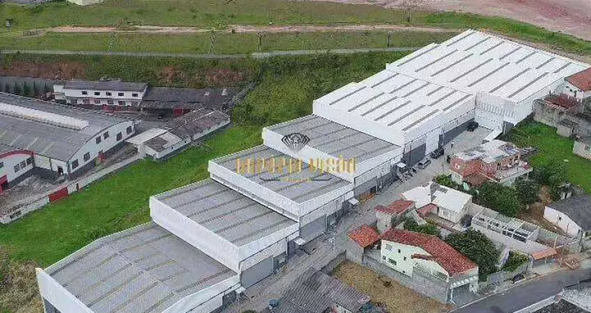 Galpão com 1.000m² para aluguel em condomínio de galpões lion no bairro laranjeiras - caieiras - sp