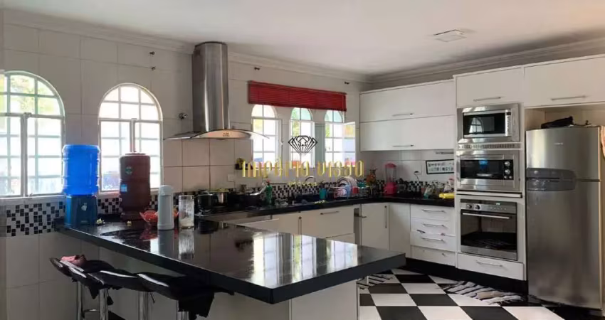 Sobrado mobiliado para aluguel com 6 dormitórios, lareira, piscina e churrasquiera no bairro vila nova socorro - mogi das cruzes - sp