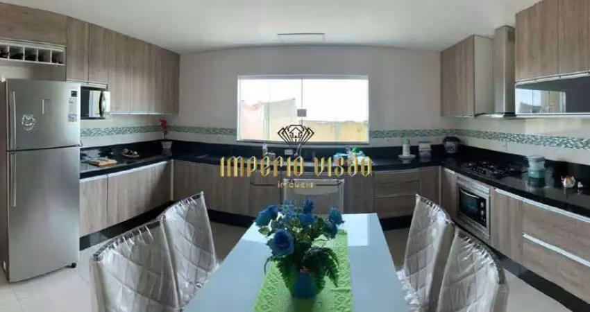 Lindo sobrado com salão à venda no jardim varan - suzano-sp.