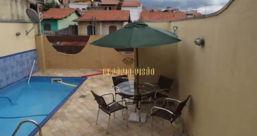 Sobrado 3 dormitórios e piscina a venda no conjunto habitacional antônio bovoleta mogi das cruzes