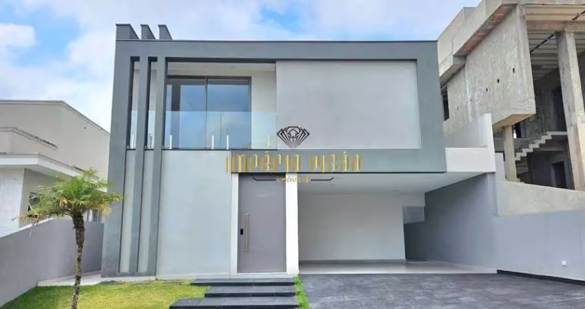 Sobrado de condomínio à venda com 4 suítes, área gourmet com piscina no residencial real park - arujá/sp