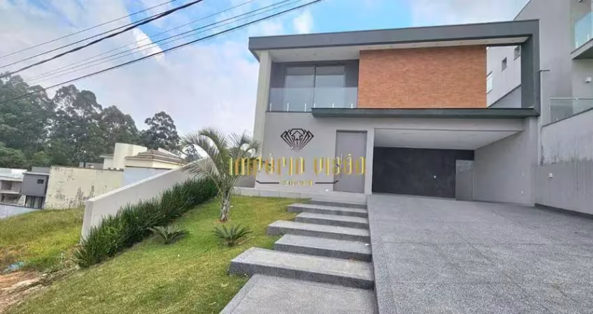 Sobrado de condomínio à venda com 4 suítes, área gourmet com piscina no residencial real park - arujá/sp
