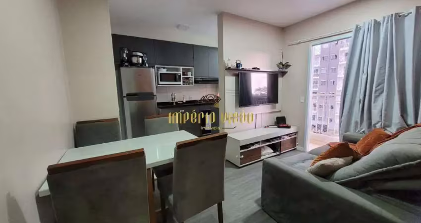 Apartamento à venda com 2 dormitórios com sacada, com elevador no condomínio now family home, poá-sp