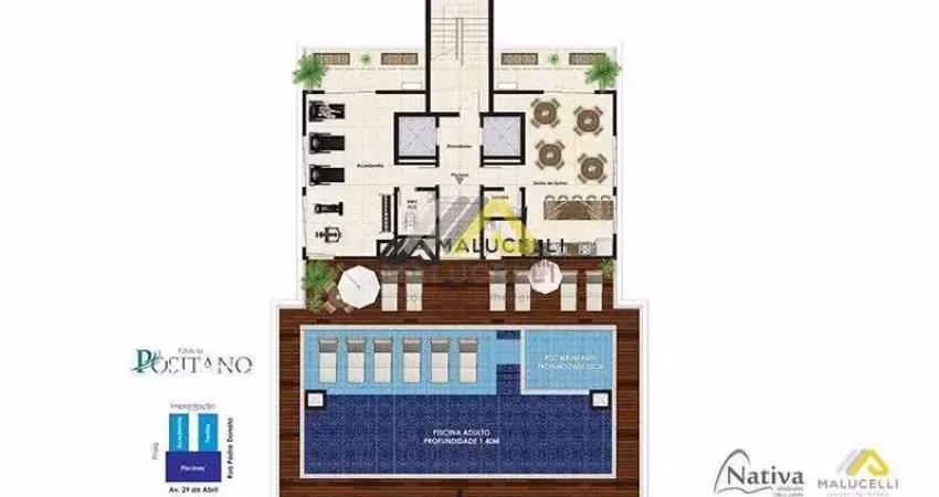 Apartamento 701 alto padrão no edifício positano no centro de guaratuba-pr