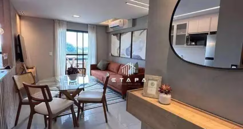 Apartamento com 2 dormitórios à venda, 69 m² por r$ 585.000,00 - alvinópolis - atibaia/sp