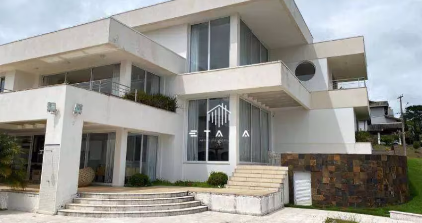 Casa com 5 dormitórios, 650 m² - venda por r$ 4.500.000 ou aluguel por r$ 22.500/mês - condomínio residencial reserva ecológica atibaia - atibaia/sp