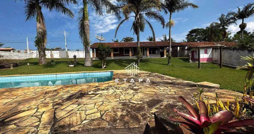 Chácara com 3 dormitórios à venda, 1600 m² por r$ 800.000 - vale do atibaia i - piracaia/sp