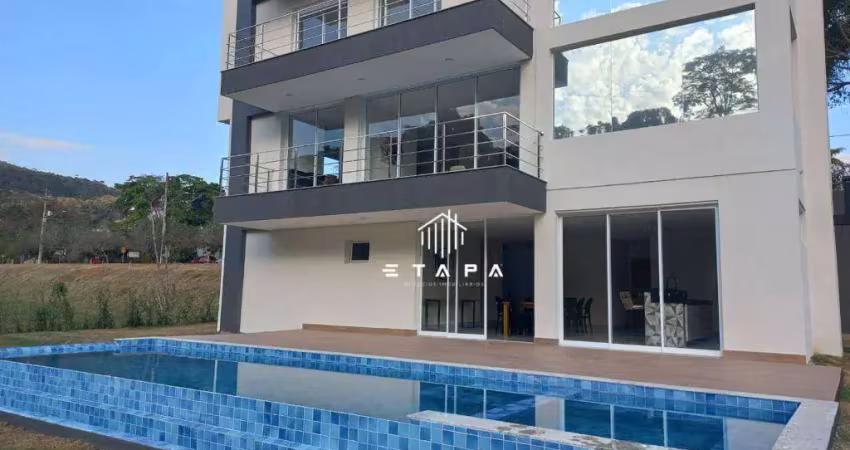 Casa com 5 dormitórios, 550 m² - venda por r$ 5.500.000,00 ou aluguel por r$ 25.000,00/mês - condominio porto atibaia - atibaia/sp
