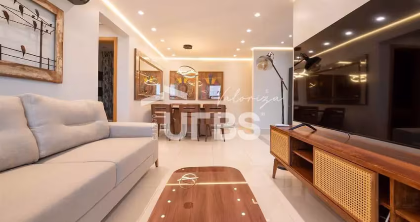 Apartamento mobiliado para venda próximo ao parque vaca brava | 3 suítes | 98 m² | setor bueno - goiânia