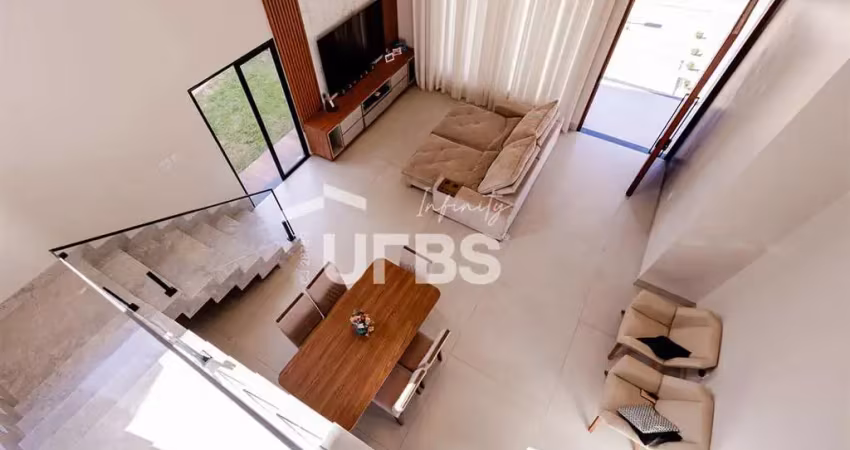 Casa em condomínio fechado com 4 quartos à venda na Rua Volturno, Jardins Barcelona, Senador Canedo