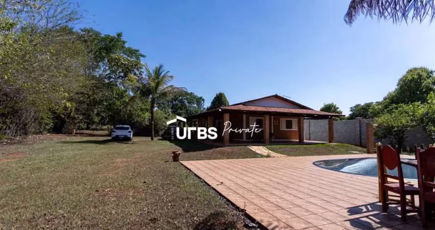 Estância vargem bonita - chácara 3 quartos, sendo 1 suíte