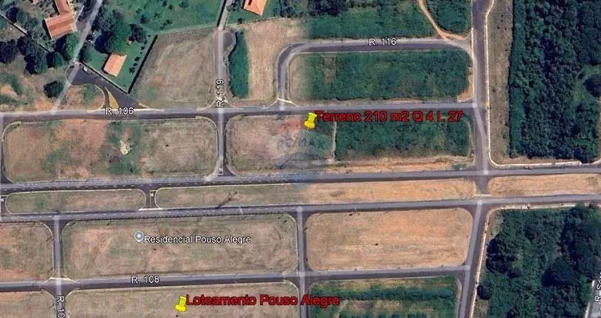 Terreno à venda  com 210 m² no bairro residencial pouso alegre (cessão de direitos) em franca/sp