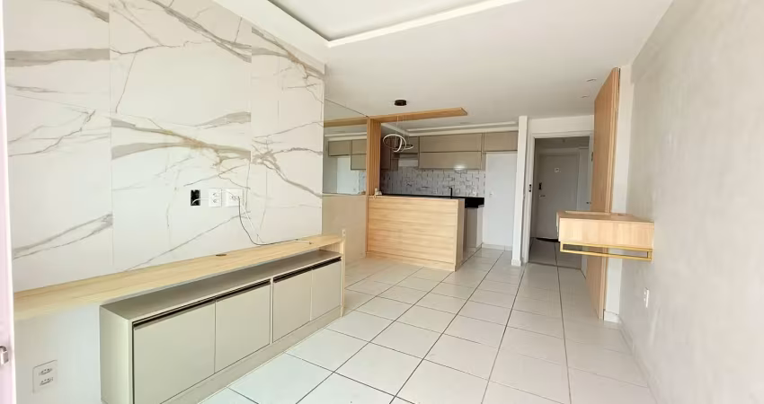 Excelente apartamento com 2 quartos, sendo 1 suíte, projetado no presidente kennedy.