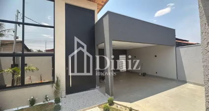 Casa espetacular à venda no parque brasília com 3 suítes plenas e acabamento de alto padrão