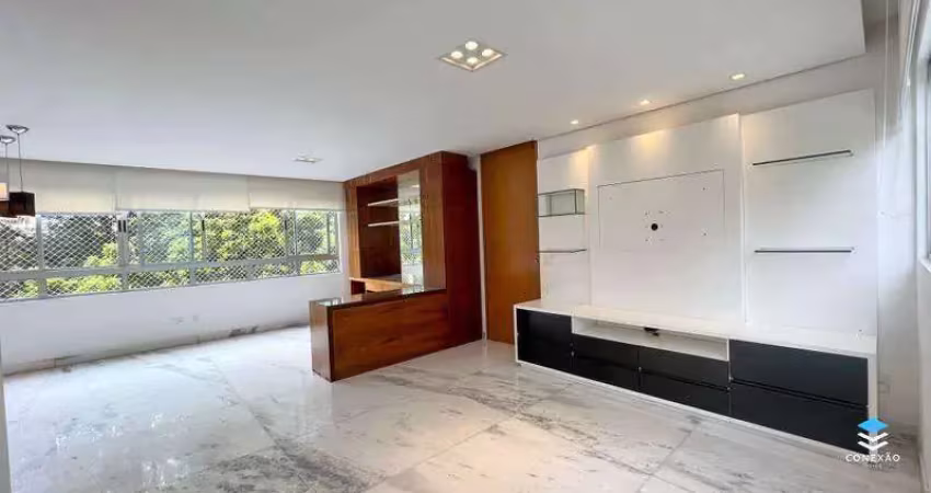 Apartamento com aproximadamente 124m² à venda – 3 quartos, 2 suítes, 2 vagas – funcionários