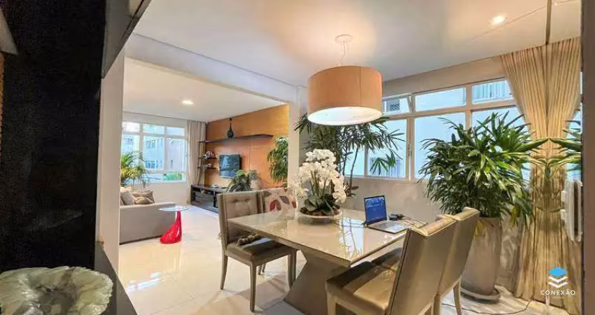 Apartamento com aproximadamente 107m² à venda – 4 quartos, 1 suíte, 2 vagas – sion próx. pça alaska