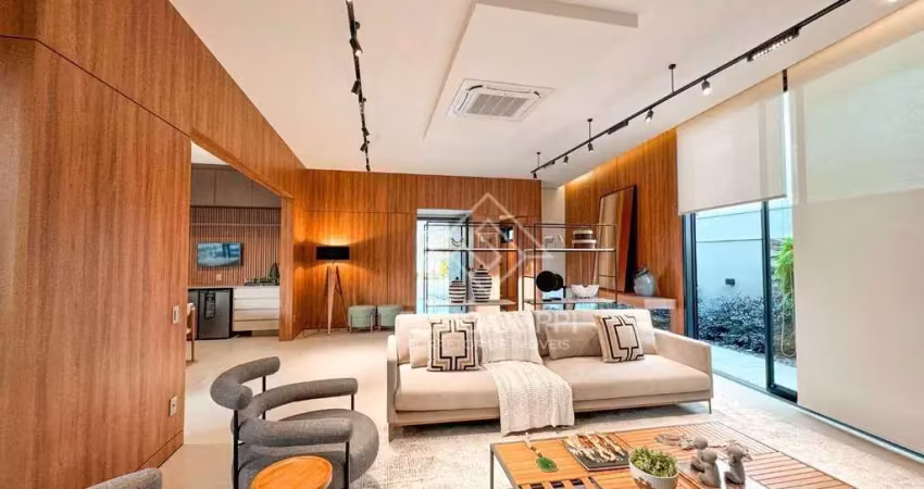Casa com 3 dormitórios à venda, 240 m² por r$ 2.960.000,00 - alphaville - bauru/sp