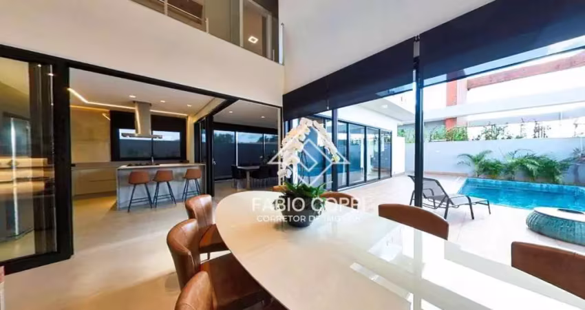 Casa com 3 dormitórios à venda, 300 m² por r$ 2.500.000 - guestier residencial boutique - piratininga/sp