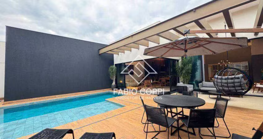 Casa com 4 dormitórios à venda, 455 m² por r$ 5.500.000 - villa dumont - bauru/sp